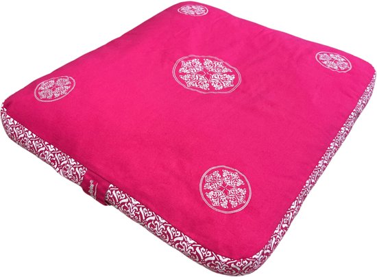 YogaStyles Zabuton Design Pink van YogaStyles