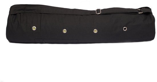 Yogatas katoen eco extra breed zwart - Lotus van Lotus