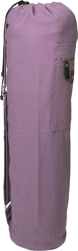 Yogatas met trekkoord katoen eco lavendelpaars - Lotus van Lotus