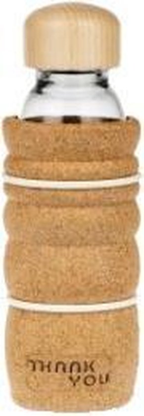 Yogi & Yogini naturals THANK YOU vitaalwater drinkfles - hittebestendig 300 ml van Yogi & Yogini