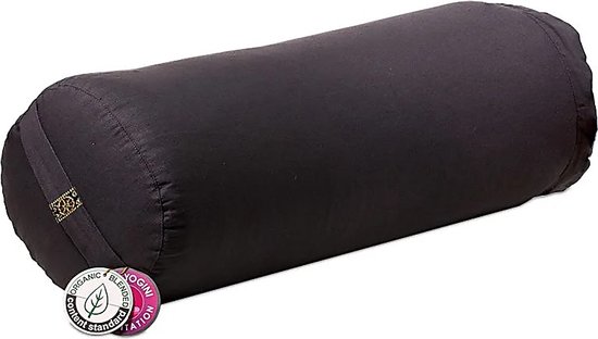Yogi & Yogini - Yoga Bolster - Biologisch - Biokatoen - Antraciet van Yogi & Yogini