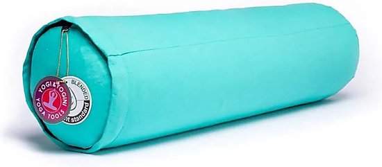 Yogi & Yogini - Yoga Bolster - Biologisch - Biokatoen - Turquoise van Yogi & Yogini