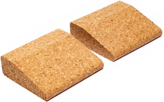 Yogi & Yogini Yoga steunblokken wigvorm set van 2 -- 7.5x9x3 cm van Yogi & Yogini