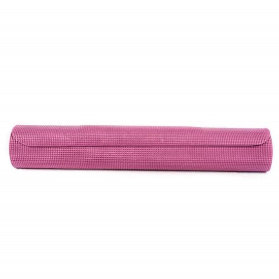 Yogi & Yogini yogamat PVC - Diep roze - 1250gr van Yogi & Yogini