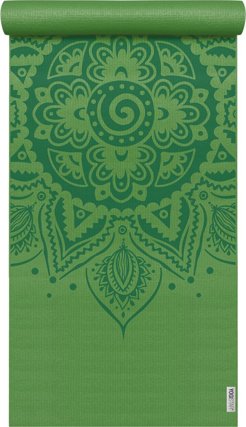 Yogistar Basic yogamat Groen van YOGISTAR