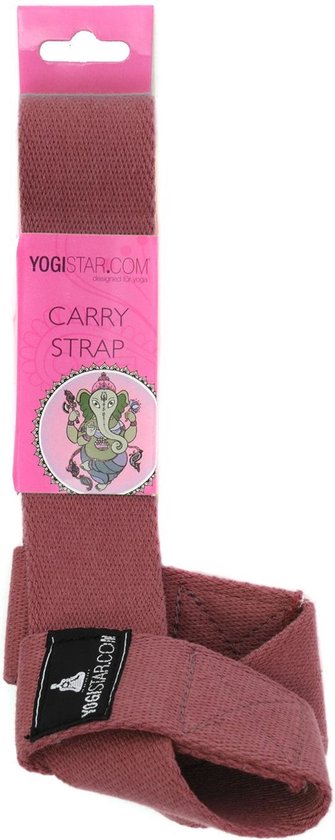 Yogistar - Carry Strap bordeaux Oefenband van YOGISTAR