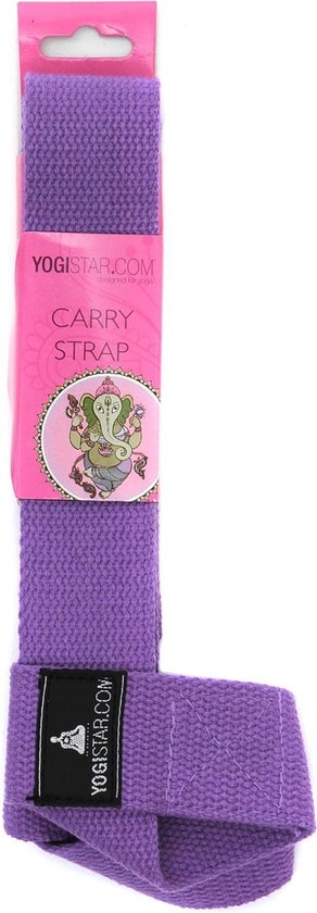 Yogistar - Carry Strap violet Oefenband van YOGISTAR