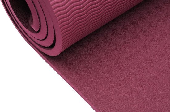 Yogistar Yoga mat pro - bordeaux van Merkloos