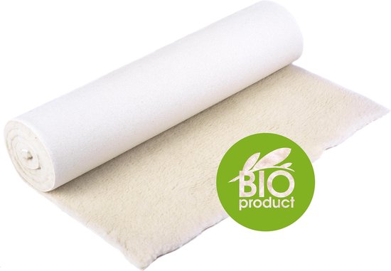 Yogistar Yogamat natuur (bio-scheerwol) 75 cm x 165 cm van YOGISTAR