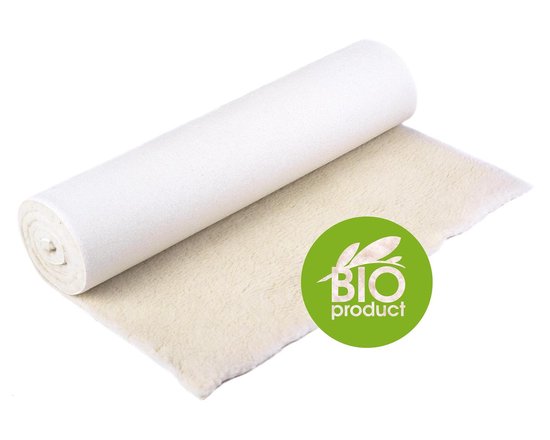 Yogistar Yogamat natuur (bio-scheerwol) 75 cm x 200 cm van Merkloos
