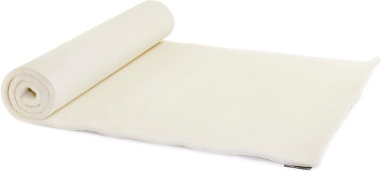 Yogistar Yogamat natuur (scheerwol) 100 cm x 200 cm van YOGISTAR