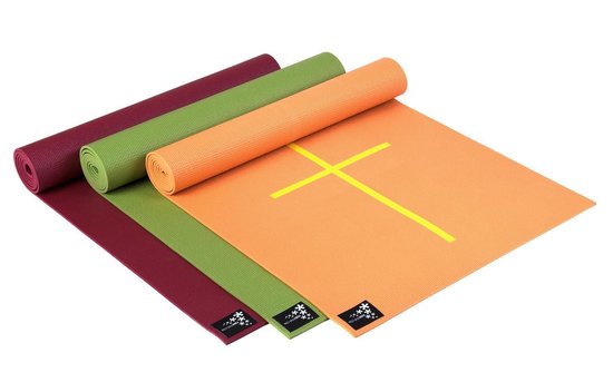 Yogistar Yogamat plus alignment kiwi van Merkloos