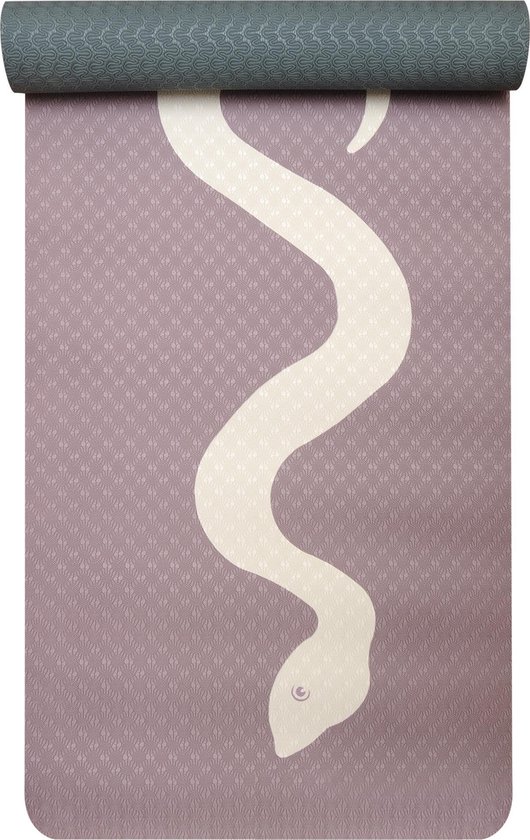 Yogistar Yogamat pro art collection kundalini anthracite/grape van YOGISTAR