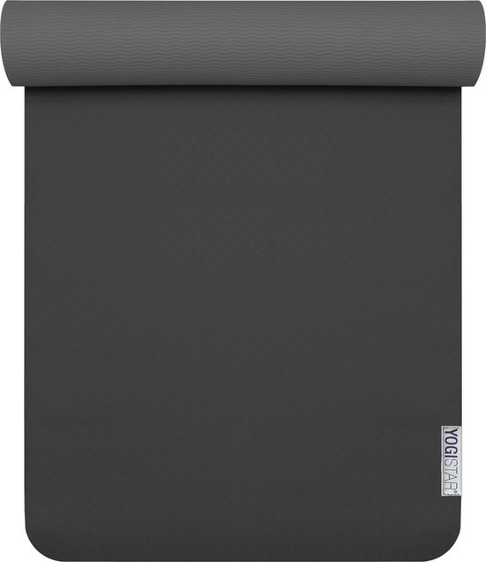 Yogistar Yogamat pro black/anthracite van Merkloos