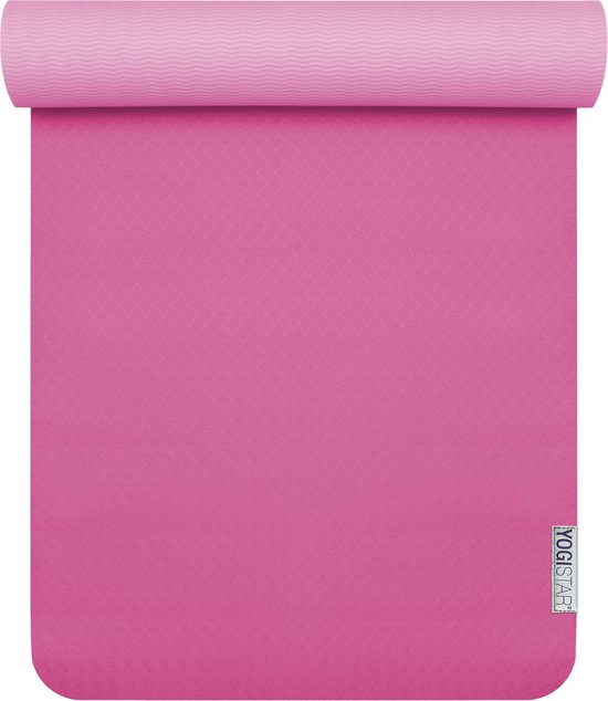 Yogistar Yogamat pro pink van Merkloos