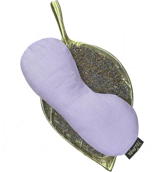 YoZenga oogkussen lijnzaad & biologische lavendel - Kleur: Lovely lilac - Ideaal bij hoofdpijn & stress klachten - Meditatie - Ontspanning - Yoga van YoZenga