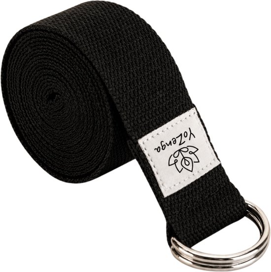 YoZenga yogariem - yogastrap - Black van YoZenga