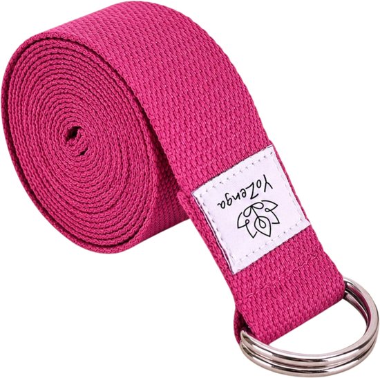 YoZenga yogariem | yogastrap | Pink van YoZenga