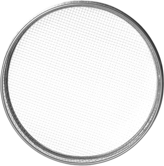 YUGN Tuinzeef Metaal - Diameter 30 CM - Roestvrij Staal - Grondzeef Zandzeef Compostzeef - Cadeautip van YUGN