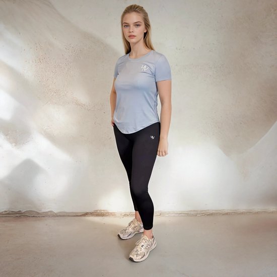 YV SPORT Sportlegging Verona - Seamless - Premium kwaliteit - Squat-proof - Lichte scrunch bij de billen - Perfect fit - Stevige tailleband - Optimale bewegingsvrijheid - Ademend en comfortabel - Sportkleding dames - Zwart - XL van YV SPORT