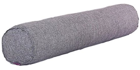 Zacht en Ergonomisch Rolkussen - Perfect voor Thuis, Yoga en Reizen - 20 x 80 cm, Grijs