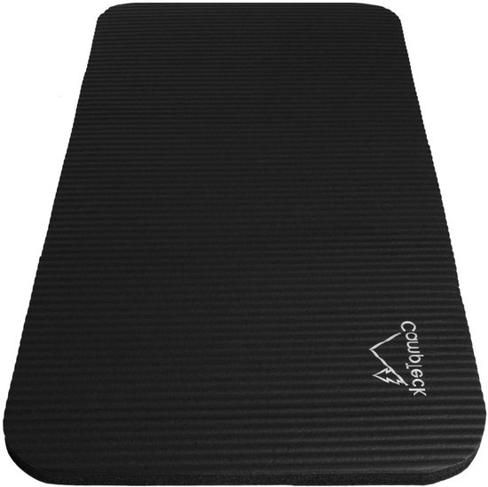 Zachte Schuimrubberen Kniebeschermers - Geschikt voor Fitness en Pilates - 2 Stuks - Zwart - Versterkt Comfort van Tunturi