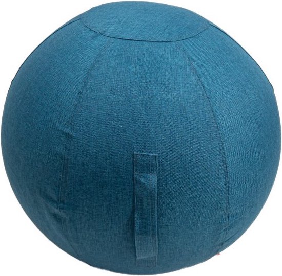 Zaza Home Zitbal Yoga Bal Blauw Kleuren- 75Cm van Zaza Home