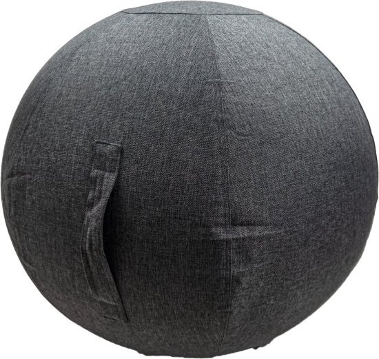 Zaza Home Zitbal Yoga Bal Donker Grijs Kleuren- 75Cm van Zaza Home