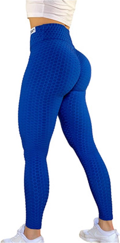 Zec+ Sportswear Leggings Perfect Shape Blue S - Dameskleding - Leggings van Zec+