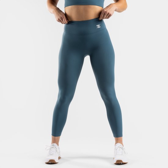 ZEUZ Sport Legging Dames High Waist - Sportkleding & Sportlegging Squat Proof voor Fitness & Crossfit - Hardloopbroek, Yoga Broek - 70% Nylon & 30% Elastaan - Blauw - Maat XL van ZEUZ