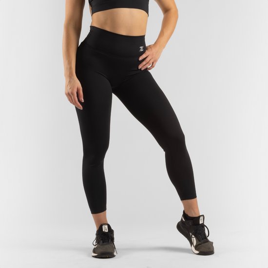 ZEUZ Sport Legging Dames High Waist - Sportkleding & Sportlegging Squat Proof voor Fitness & Crossfit - Hardloopbroek, Yoga Broek - 70% Nylon & 30% Elastaan - Zwart - Maat S van ZEUZ
