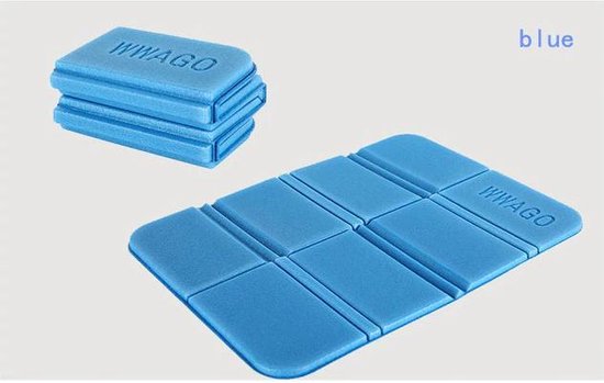 Zitmatje – Wandel zitmatje - Kampeer zitmatje - Opvouwbaar zitmatje – Camping zitmatje – Strand zitmatje –  Reis zitmatje – Blauw - Lichtgewicht - Opvouwbaar - Waterdicht - Isolerend van Lifetivity