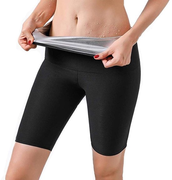 Zweetshorts Sauna Effect - Gewichtsverlies - Sportlegging - Thermo Shorts - Naadloze Afslanken - Comfortabele Taille - Afslankshorts